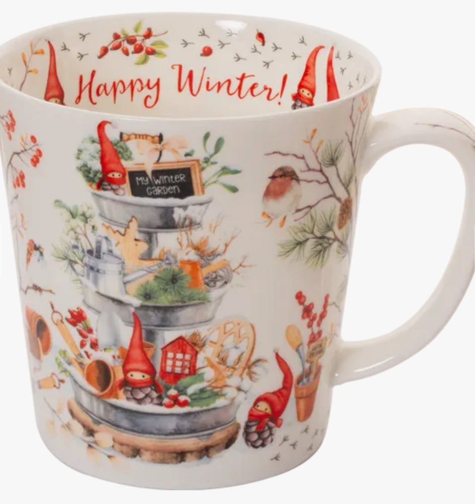 Zwerge, 500ml, TeeWiese, Fine Bone China, Becher,