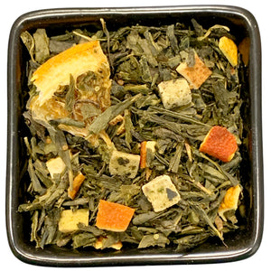 
                  
                    Aromatisierter Grüntee mit Karamell-Orange-Geschmackaus der TeeWiese.

Karamell und Orange treffen in diesem mild-süßen Grüntee aufeinander. Ein vollmundiger Geschmack mit cremiger Fruchtigkeit. Nicht nur warm schon super, sondern auch kalt oder über Eiswürfel ist er ein Retter an heißen Tagen.
                  
                