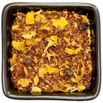 Aromatisierter Rooibos mit sahnigem Sanddorn-Geschmack aus der TeeWiese.

Die leichte Sahnenote unterstreicht den feinherben Charakter der Sanddornbeere. Sanddornbeeren sind reich an Vitamin C, das aber bei der Zubereitung mit kochendem Wasser zum Teil verloren geht. Aber nur zum Teil, etwas bleibt noch für den Genuss.
