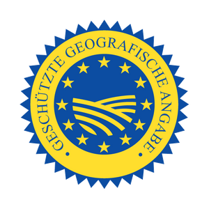 
                  
                    Siegel für geschützte geografische angabe für Darjeelingtees aus der TeeWiese.
                  
                