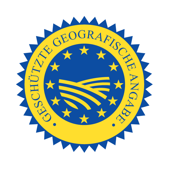Siegel für geschützte geografische angabe für Darjeelingtees